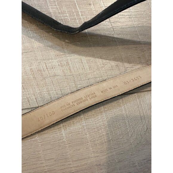 LOT OF 5 OLD LEATHER BELTS - Picture 10 of 10